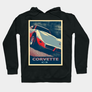 c3 corvette - colored Hoodie